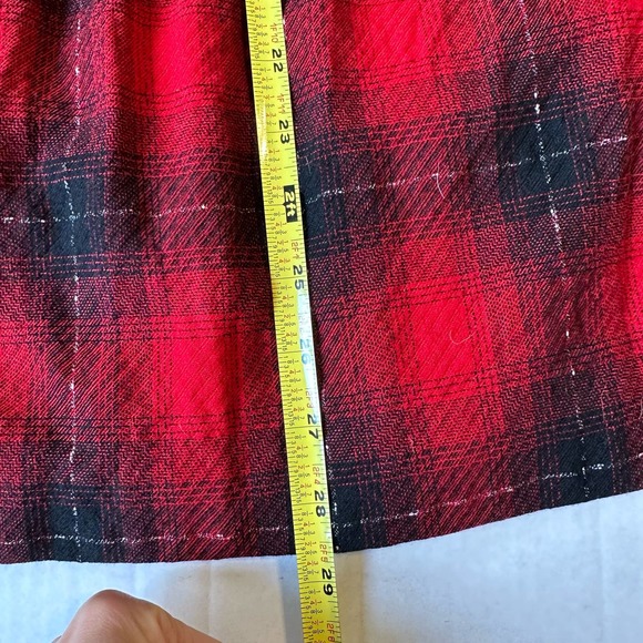 Vintage Evan Picone Petites Plaid Midi Skirt Sz 6 Union Made in USA - Picture 11 of 11